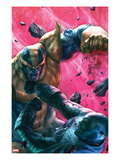 The Thanos Imperative 4 Cover: Drax and Thanos Fighting Affiches par Aleksi Briclot