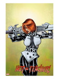 Thunderstrike 2 Cover: Gruenhilda Posing Prints by Ron Frenz