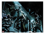 X-Force: Sex and Violence 3: Domino and Wolverine Fighting Print by Gabriele DellOtto
