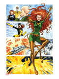 Origins of Marvel Comics: X-Men 1: Phoenix Flying Affiches par Jill Thompson