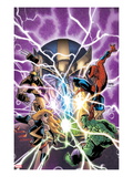 Avengers & The Infinity Gauntlet 1 Cover: Ms. Marvel, Hulk, Wolverine, Spider-Man, and Thanos Posters by Humberto Ramos