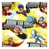 Marvel Super Hero Squad: Join the Squad! Silver Surfer, Storm, Falcon, Thor, and Wonder Man Art