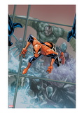 The Amazing Spider-Man 676 Cover: Spider-Man Jumping Posters by Humberto Ramos