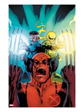 New Avengers 3 Cover: Wolverine, Dr. Strange, and Iron Fist Screaming Prints by Stuart Immonen