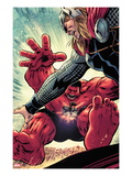 Hulk 26: Rulk and Thor Fighting Posters by Mark Robinson