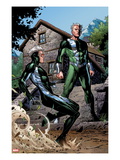 Avengers: The Childrens Crusade 2: Quicksilver and Speed Standing Prints by Jim Cheung