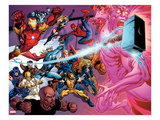 Avengers Academy 11: Iron Man, Thor, Iron Fist, Luke Cage, Wolverine, Spider-Man and Others Poster by Tom Raney