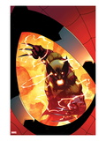 Astonishing Spider-Man & Wolverine 6 Cover: Wolverine Charging, Seen in a Reflection Posters by Adam Kubert