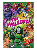 Marvel Super Hero Squad: Sentinel, Magneto, Mystique, Loki, Abomination, Dr. Doom, and Enchantress Prints