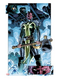 Fear Itself 1: Panels with Red Skull Prints by Stuart Immonen