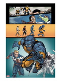 Origins of Marvel Comics: X-Men 1: Beast Running Posters by Salva Espin