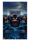 Chaos War: X-Men 2 Cover: Thunderbird Rising Print by Roger Cruz