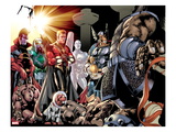 The Thanos Imperative: Devestation 1: Gladiator, Ronan The Accuser, Warlock and Others Poster par Miguel Angel Sepulveda