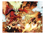 New Avengers 4: Spider-Man and Ms. Marvel Fighting Prints by Stuart Immonen
