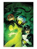 Avengers Academy 8 Cover: Hazmat, Veil, and Finesse Standing Prints by Mike McKone