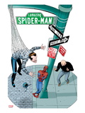 Spidey Sunday Spectacular! 1 Cover: Spider-Man Leaning Against a Lamp Post Posters by Marcos Martin