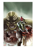 Fear Itself: The Worthy 1 Cover: Red Skull, Juggernaut, Hulk, and Grey Gargoyle Posters by Jelena Djurdjevic