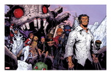 Wolverine & The X-Men #3: Iceman, Kitty Pryde, Quentin Quire, Broo, Beast, Wolverine, and Others Pôsters por Chris Bachalo Wolverine & The X-Men #3: Iceman, Kitty Pryde, Quentin Quire, Broo, Beast, Wolverine, and Others Pôsters por Chris Bachalo