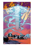 Uncanny X-Men 10 Cover: Unit Flying and Transforming Posters par Adam Kubert