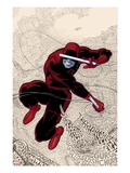 Daredevil 1 Cover: Daredevl Jumping amidst Sounds Prints by Paolo Rivera