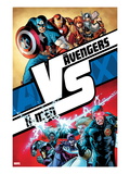 AVX 1 Cover: Cyclops, Storm, Magneto, Colossus, Emma Frost, Captain America and Others Art by Adam Kubert