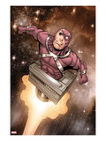Captain America & The Korvac Saga 3: Korvac Flying in Space Posters by Craig Rousseau