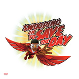 Marvel Super Hero Squad Badge: Swooping in to Save the Day - Falcon Flying Affiches