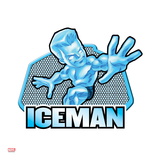 Marvel Super Hero Squad Badge: Iceman Posing Posters