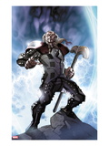 The Mighty Thor 8 Cover: Tanarus Standing Powerfully Poster par Pasqual Ferry