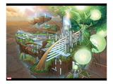 The Mighty Thor 11: A City Prints by Pasqual Ferry