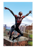 Ultimate Comics Spider-Man #5: Spider-Man Jumping Pósters por Sara Pichelli Ultimate Comics Spider-Man #5: Spider-Man Jumping Pósters por Sara Pichelli