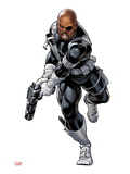Nick Fury with a Gun Posters
