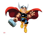 Marvel Super Hero Squad: Thor Flying Prints