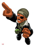 Marvel Super Hero Squad: Nick Fury Jumping Prints