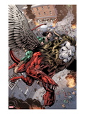 Herc 4: Hercules Flying on a Griffin Prints by Neil Edwards