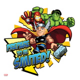 Marvel Super Hero Squad: Prepare to be Smited! Hulk, Iron Man, and Thor Posing Prints