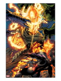 Incredible Hulks 618: Dr. Strange Fighting Poster by Paul Pelletier