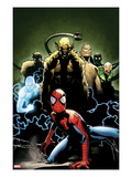 Ultimate Spider-Man #155 Cover: Spider-Man, Green Goblin, Sandman, Electro, and Vulture Póster por Olivier Coipel Ultimate Spider-Man #155 Cover: Spider-Man, Green Goblin, Sandman, Electro, and Vulture Póster por Olivier Coipel