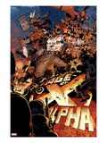 Age of X Alpha #1 Cover: Wolverine Fighting and Screaming Pôsters por Chris Bachalo Age of X Alpha #1 Cover: Wolverine Fighting and Screaming Pôsters por Chris Bachalo