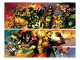 FF 6: Panels with Black Bolt, Karnak, Triton, Crystal, Medusa, Gorgon, Vulcan, and Gladiator Posters by Greg Tocchini