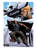 New Avengers 20: Luke Cage Jumping Prints by Mike Deodato Jr.