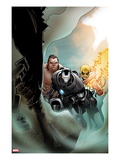 Iron Man 2.0 Cover: War Machine, Iron Fist, and Fat Cobra Posters by Salvador Larroca