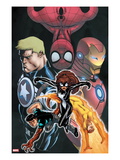 Avengers Academy Giant-Size 1 Cover: Spider-Girl, Firestar, Reptil, Iron Man and Others Prints by Ed McGuiness