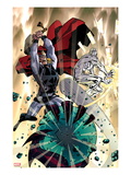 Chaos War 4 Cover: Thor and Silver Surfer Posters by Dan Panosian