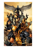 Wolverine: The Road to Hell 1 Cover: Wolverine, X-23, Deadpool, Psylocke, Archangel, and Fantomax Posters par Mico Suayan