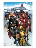 Daken: Dark Wolverine 9.1: Wolverine, Thor, Iron Man, Spider-Man and Others Prints by Ron Garney
