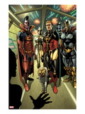 Annihilators: Earthfall 1: Gladiator, Quasar, Beta-Ray Bill, and Cosmo Standing Together Prints by Tan Eng Huat