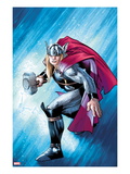 The Mighty Thor 12.1 Cover: Thor with Mjonir Prints by Olivier Coipel