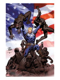 Steve Rogers: Super-Soldier 2 Cover: Steve Rogers Prints by Carlos Pacheco