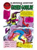 Spider-Man: Panel with Spider-Man's First Battle with Green Goblin Posters